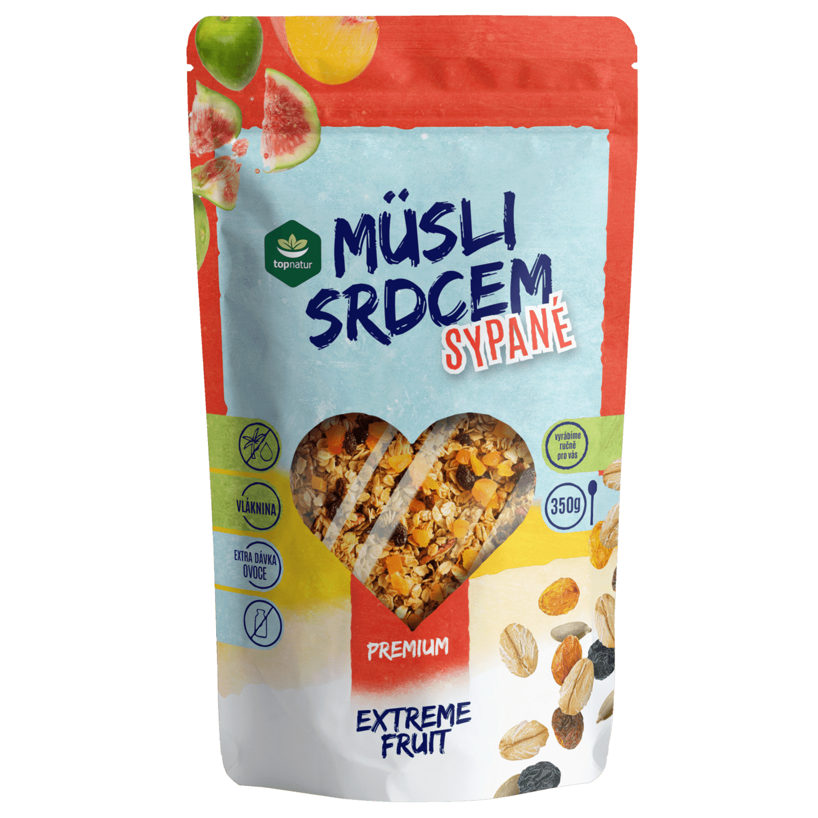 Topnatur Müsli srdcem extreme fruit 350 g