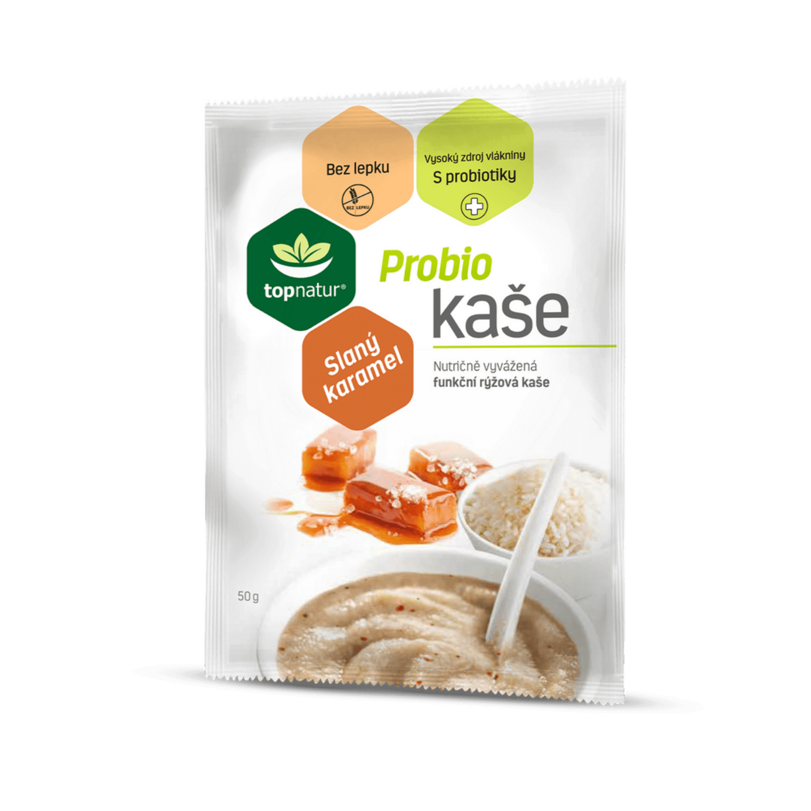 Topnatur Probio kaše slaný karamel 50 g