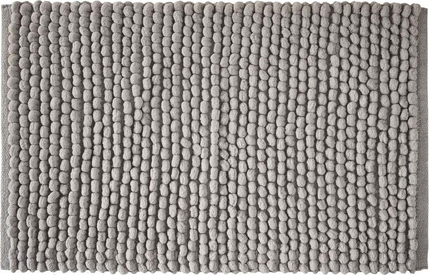 Šedá koupelnová předložka 50x80 cm Aspen Bobble – Bianca