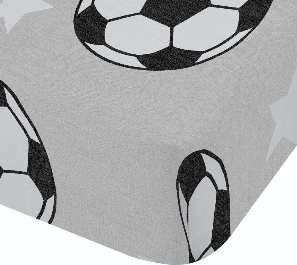 Flanelové dětské prostěradlo na jednolůžko 90x190 cm Football Stars – Catherine Lansfield