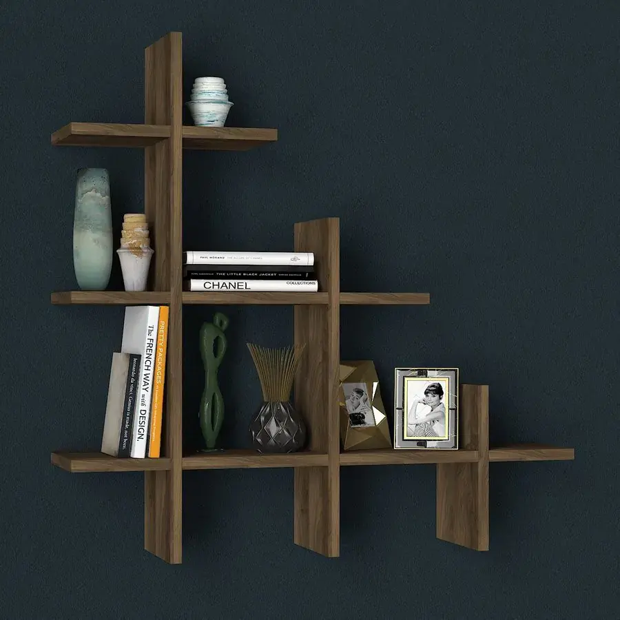 Casarredo Závěsná police LORNE ořech