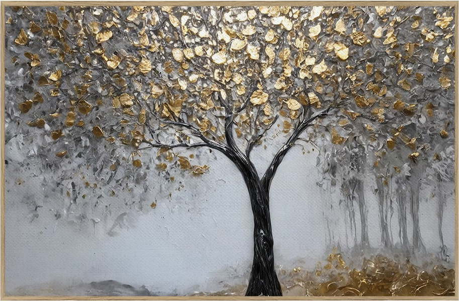 Obraz 60x90 cm Golden Leaves – knor