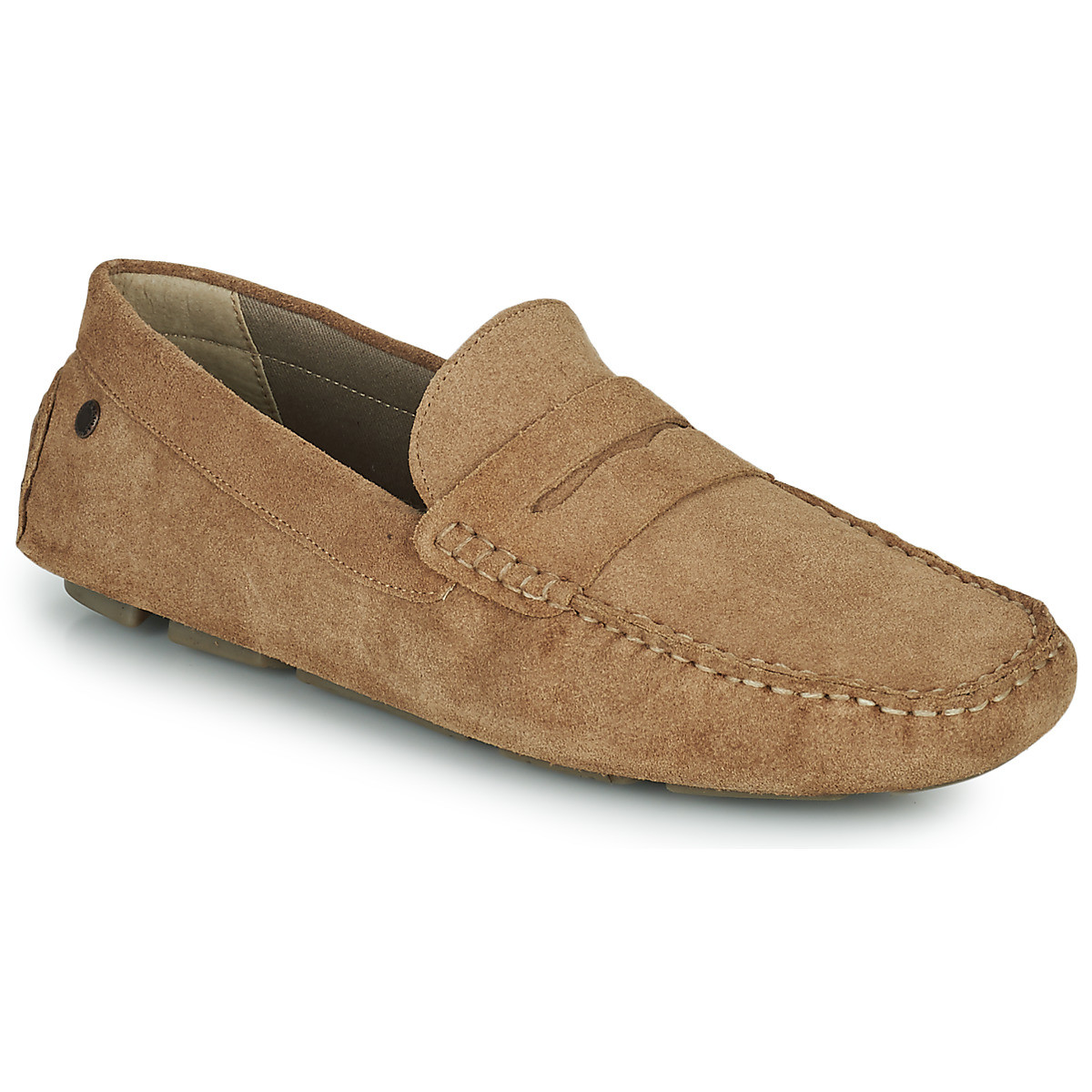 Jack & Jones  JFWJENSEN SUEDE LOAFER  Hnědá