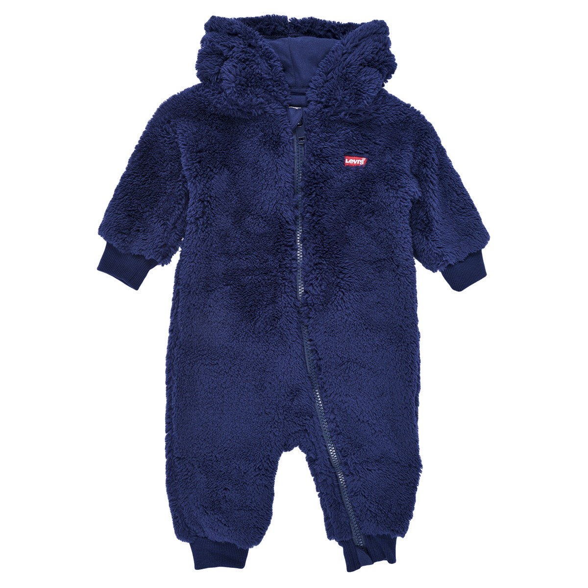 Levis  LVN BEAR SHERPA COVERALL  Modrá