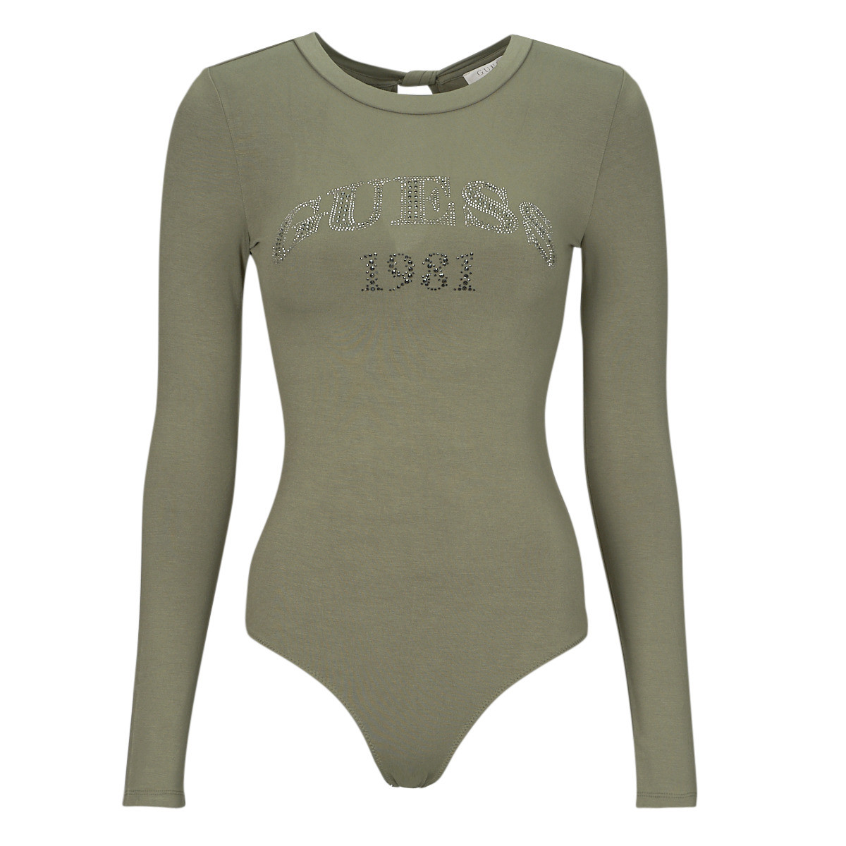 Guess  LS ALEXANDRA LOGO  Khaki