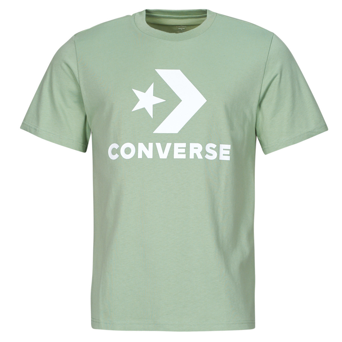 Converse  STAR CHEVRON LOGO STANDARD-FIT T-SHIRT  Zelená