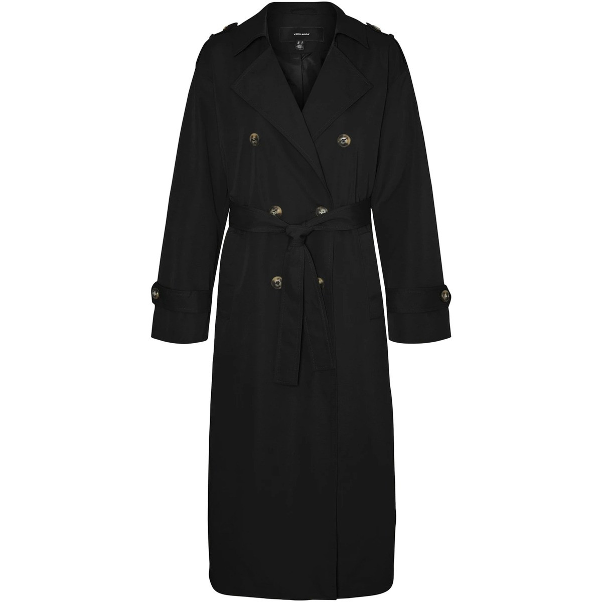 Vero Moda  VMCHLOE LONG TRENCHCOAT GA NOOS 10300263  Černá