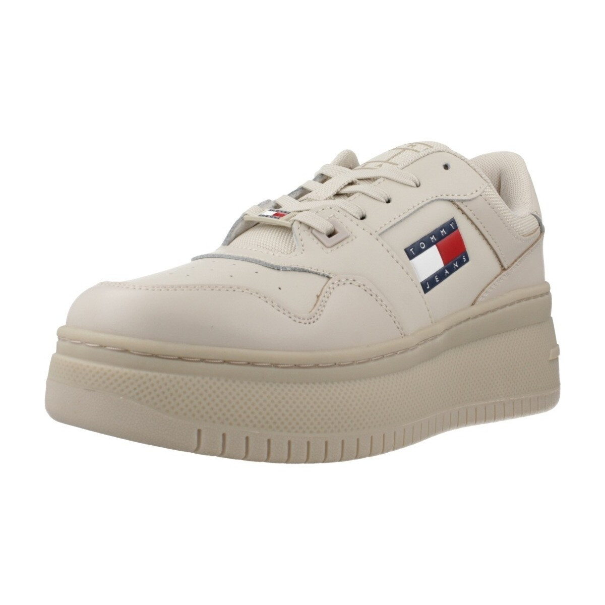 Tommy Jeans  TJW RETRO BASKET FLATFORM ESS  Hnědá