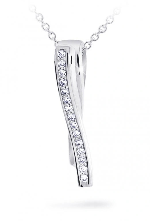 Cutie Diamonds Elegantní přívěsek z bílého zlata s diamanty DZ6301-2880-40-10-X-2