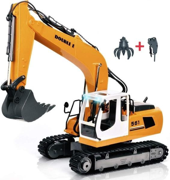 IQ models RC stroj 3v1- bagr - drapák - bourací kladivo - 17kanálů