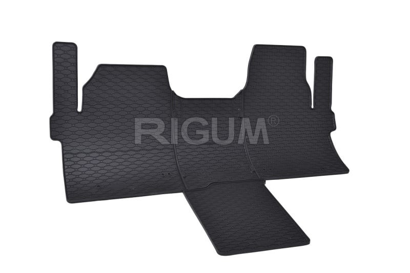 Gumové autokoberce Rigum Ford Transit/Tourneo Custom 2024- (2 míst, tunel)
