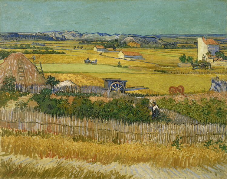 Vincent van Gogh Obrazová reprodukce The Harvest, 1888, Vincent van Gogh, 40 × 30 cm