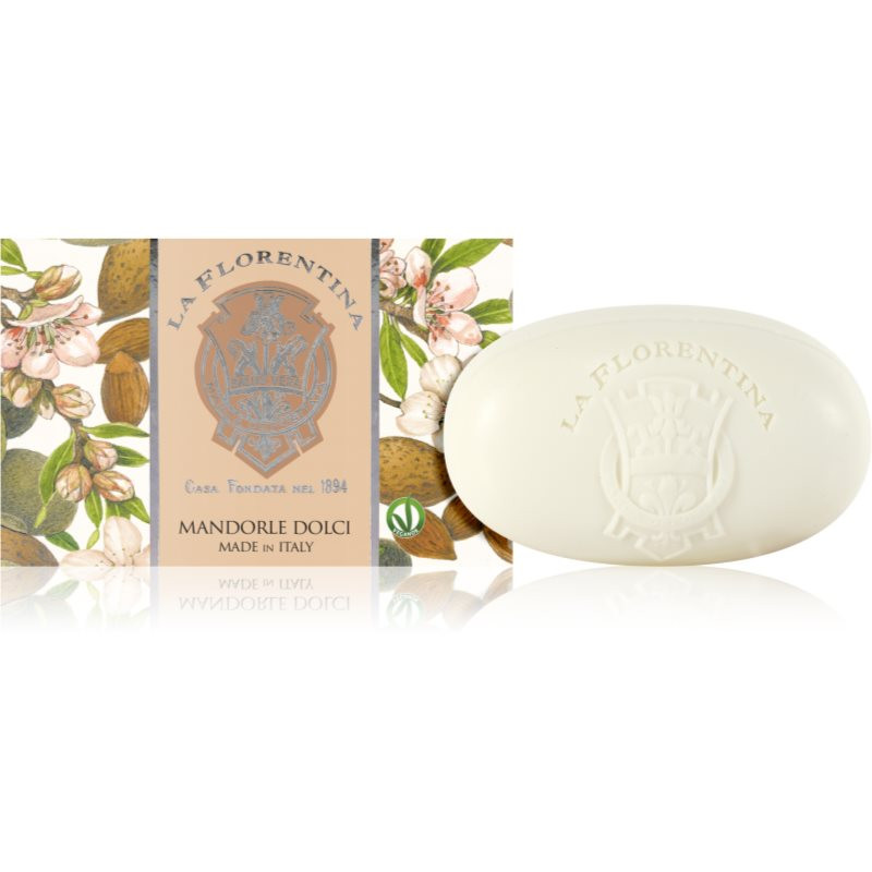 La Florentina Sweet Almonds Bath Soap přírodní tuhé mýdlo pro suchou pokožku 300 g