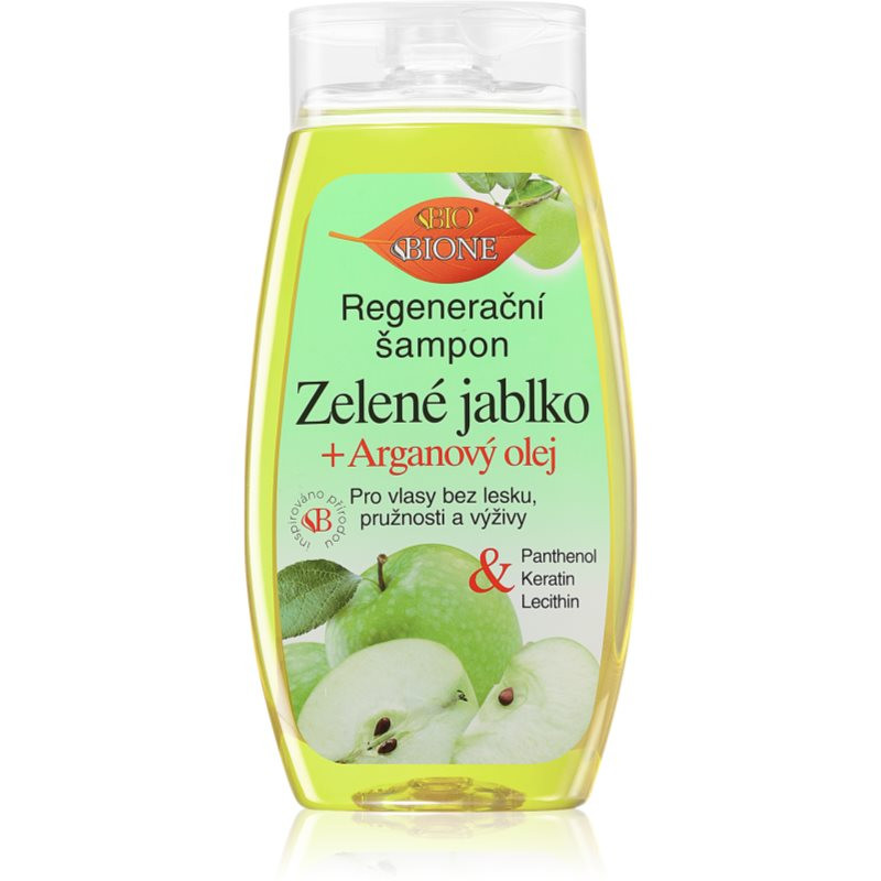 Bione Cosmetics Green Apple + Argan Oil regenerační šampon 260 ml