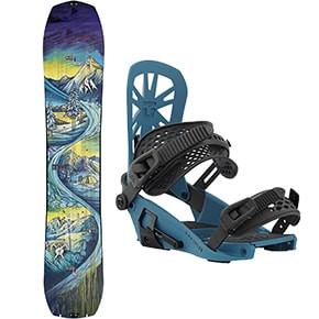 Jones Youth Solution + Union splitboard set