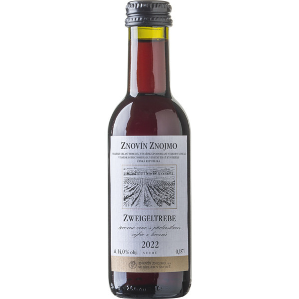 Zweigeltrebe Výběr z hroznů 0,187l Znovín Znojmo