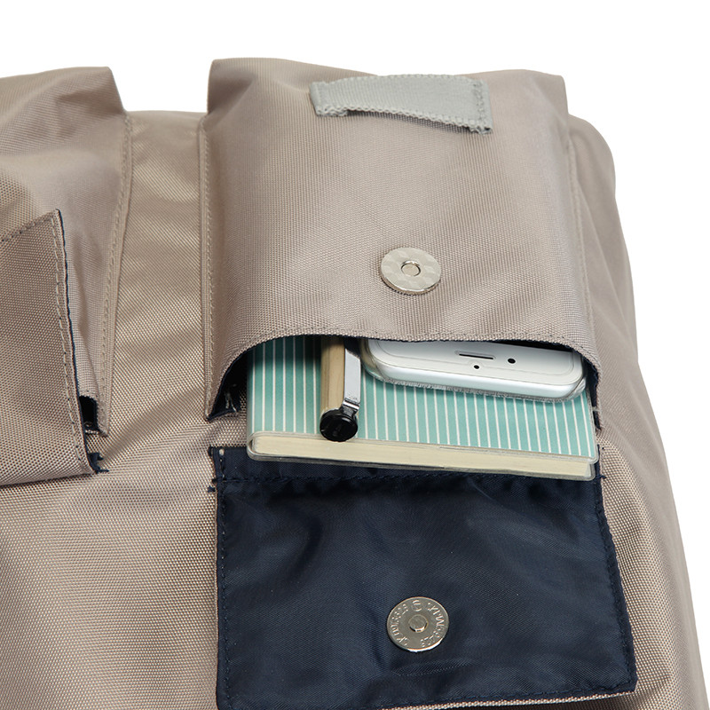 Velký prodyšný multifunkční batoh Travel plus, béžový