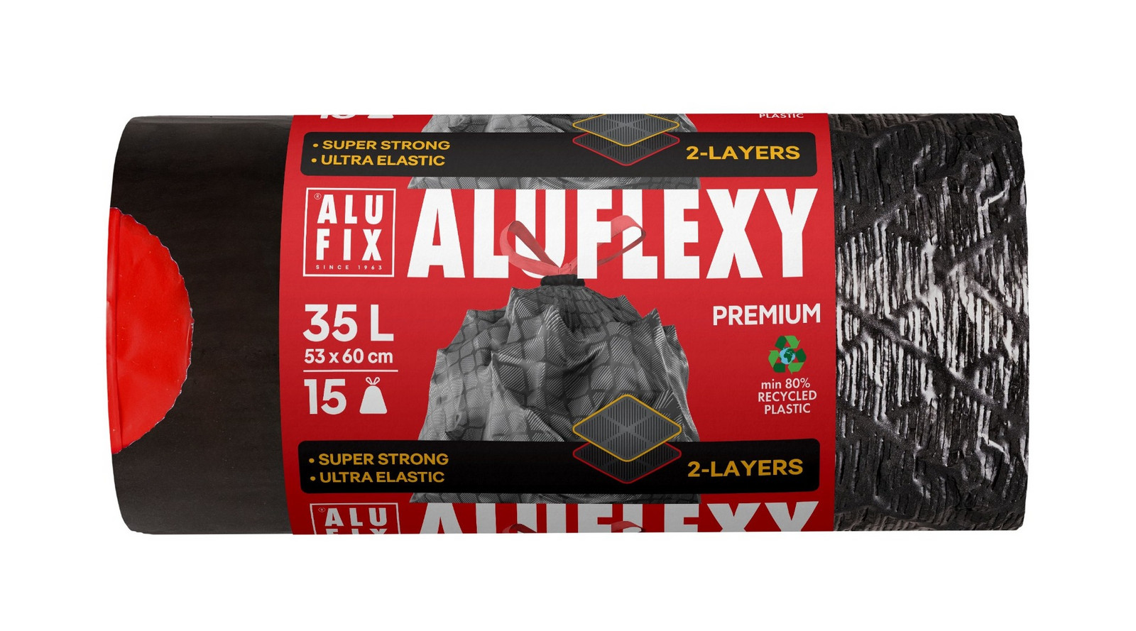 Alufix Aluflexy Pytle na odpadky zatahovací 35 l 15 ks