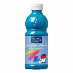 Temperová barva Lefranc Redimix 500ml – 011 Turquoise Blue
