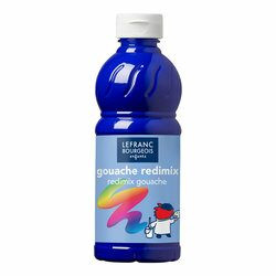 Temperová barva Lefranc Redimix 500ml – 009 Brilliant Blue