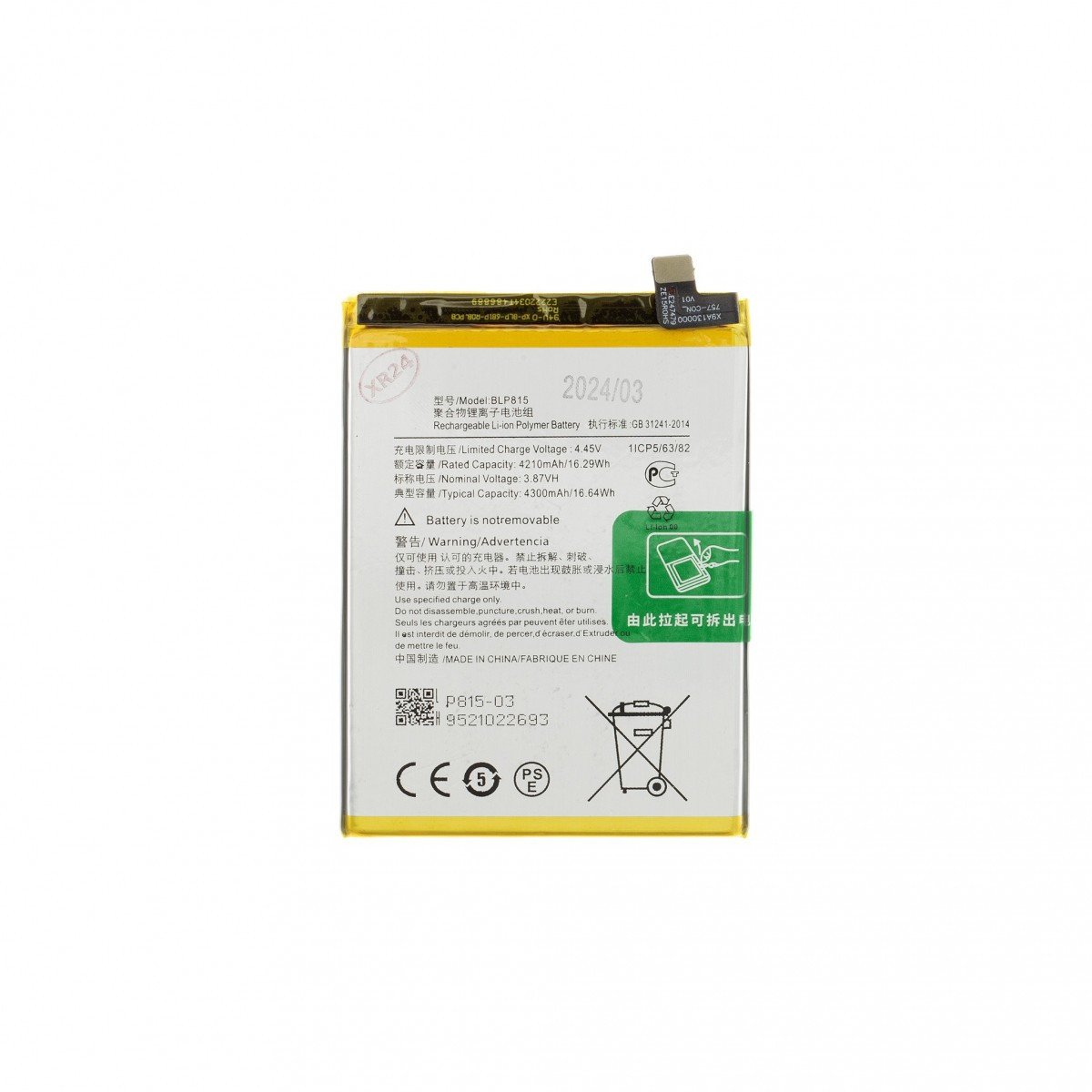 BLP815 Baterie pro OnePlus Nord N10 4300mAh Li-Ion (OEM)