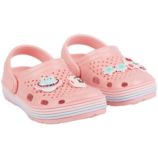 COQUI Nazouváky LINDO - růžové s amuletem, vel. 26/27