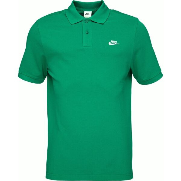 Nike CLUB Pánské polotričko, zelená, velikost