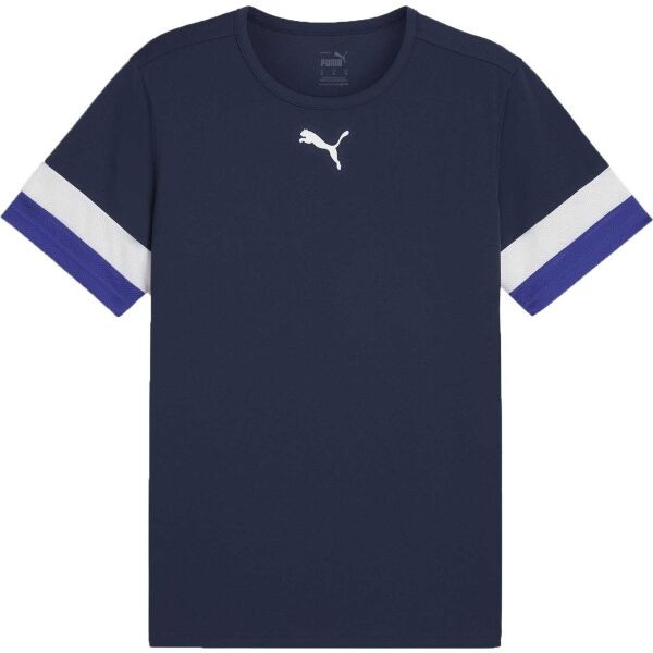 Puma INDIVIDUALRISE JERSEY TEE Pánské fotbalové triko, tmavě modrá, velikost