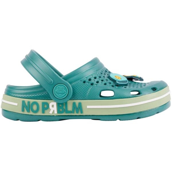 COQUI Nazouváky LINDO - jungle zelená s amuletem, vel. 26/27