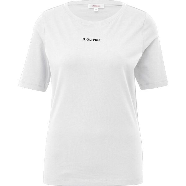 s.Oliver RL T-SHIRT NOOS Dámské tričko, bílá, velikost