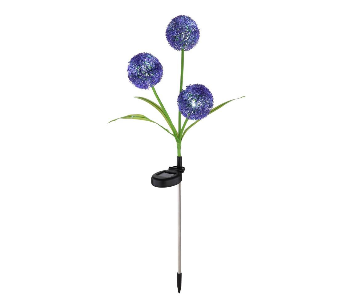 Globo Globo 33599P - LED Solární svítidlo SOLAR 3xLED/0,06W/3V 5000K IP44 fialová