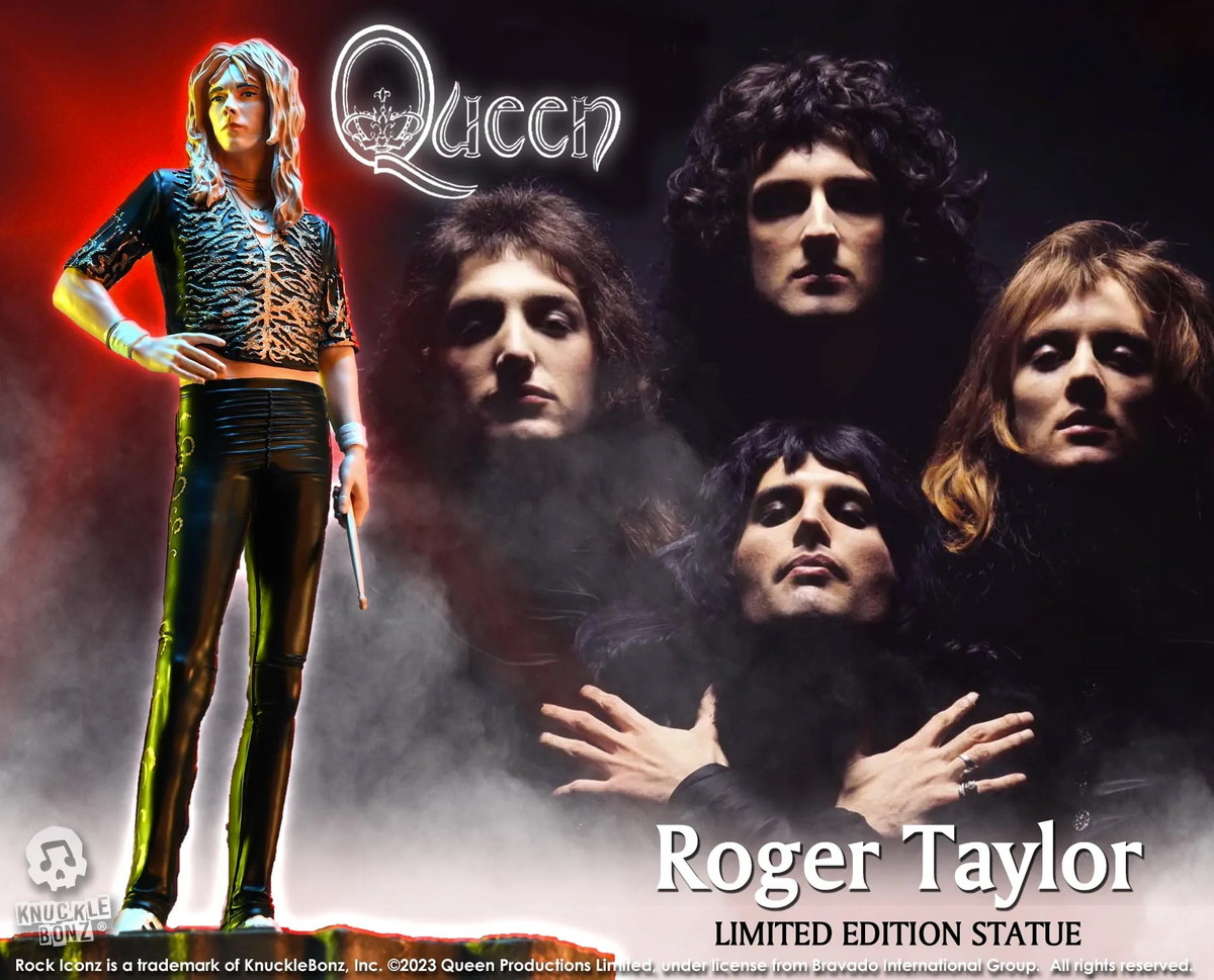 figurka Queen - Rock Iconz - Roger Taylor II (Sheer Heart Attack Era)