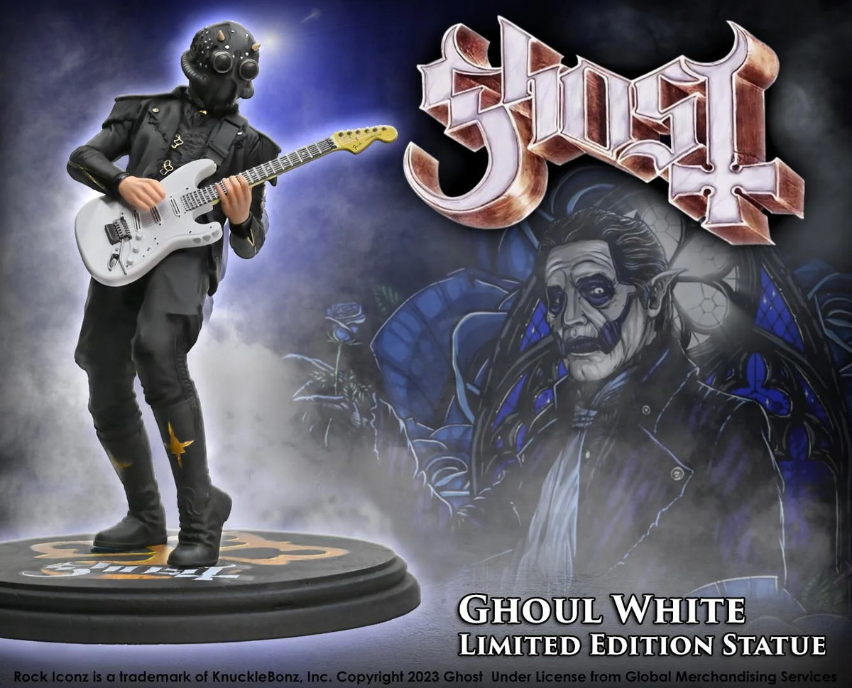 figurka Ghost - Rock Iconz - Nameless Ghoul II (White Guitar)