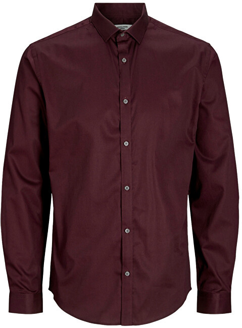 Jack&Jones Pánská košile JPRBLACARDIFF Slim Fit 12201905 Winetasting L