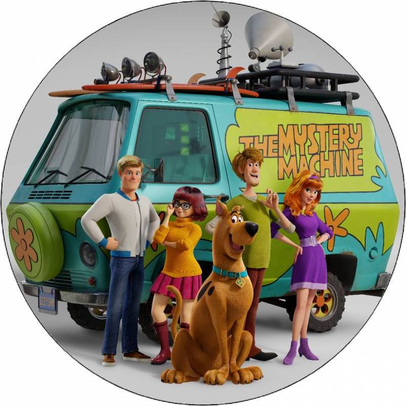 Jedlý papír Scooby doo tým 19,5 cm - Pictu Hap