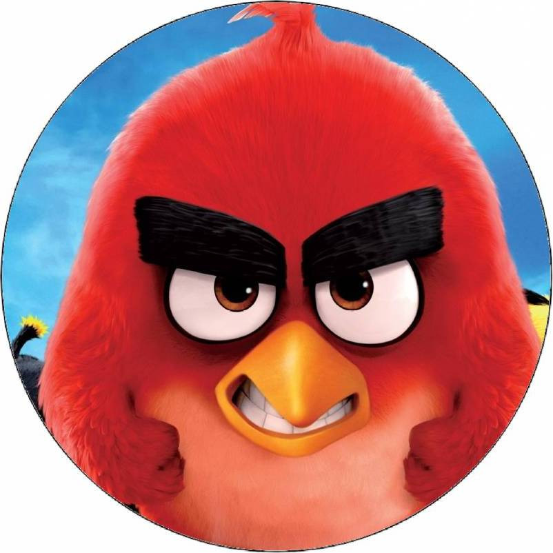 Jedlý papír Angry birds běžící 19,5 cm - Pictu Hap