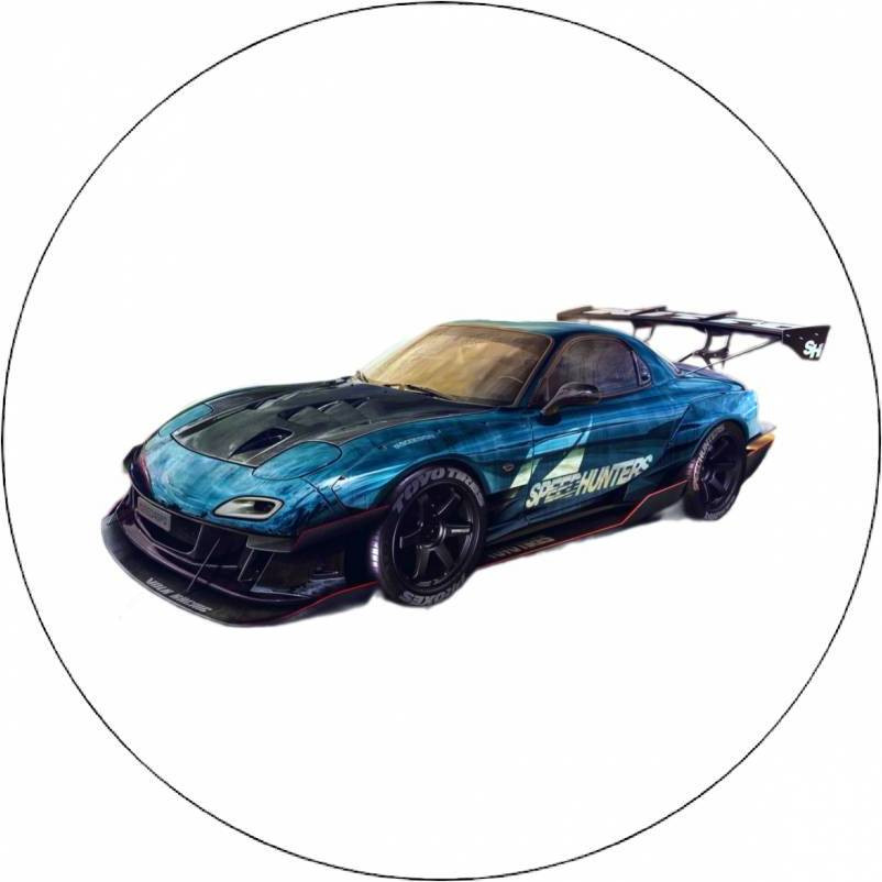 Jedlý papír Need for Speed tuning Mazda RX-7 19,5 cm - Pictu Hap