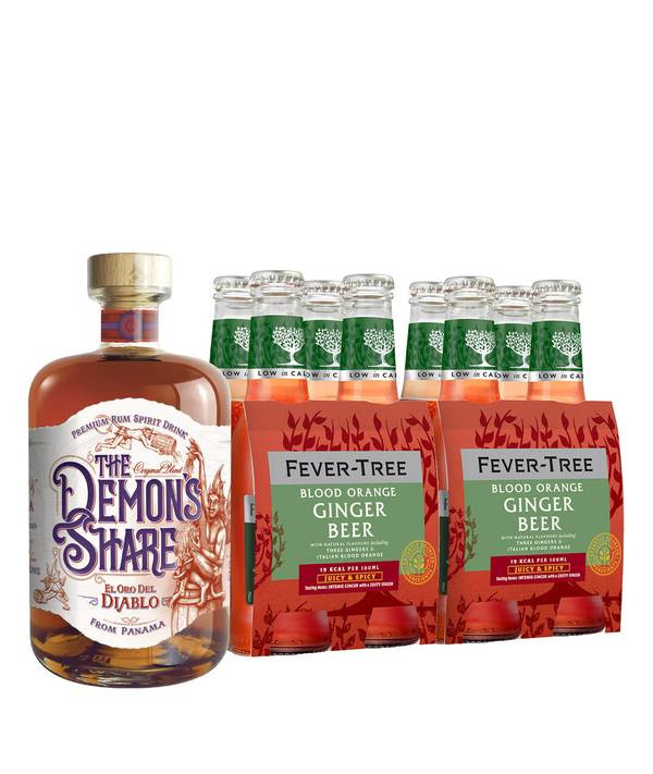 The Demon's Share 3 Y.O. & Blood Orange Ginger Beer 40,0% 2,3 l