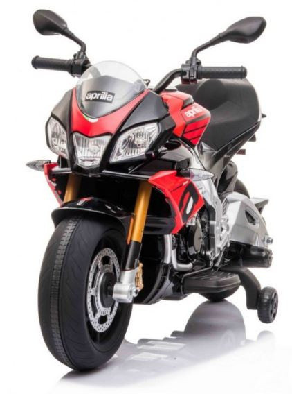 mamido Dětská elektrická motorka Aprilia Tuono V4 červená NOVÉ VYSTAVENÝ KUS