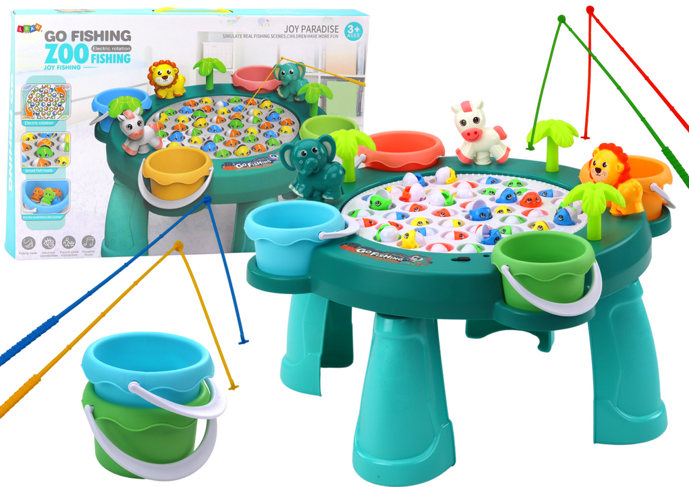 mamido Hra na zručnost Lovení rybiček se stolkem zelená
