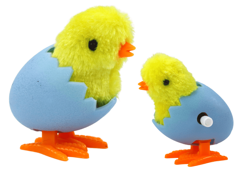 mamido Skákající kuřátko ve skořápce na natáčení plyšové žluté