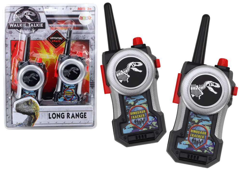 mamido Dětské vysílačky Walkie-Talkie s motivem dinosauři dosah 30-80 m