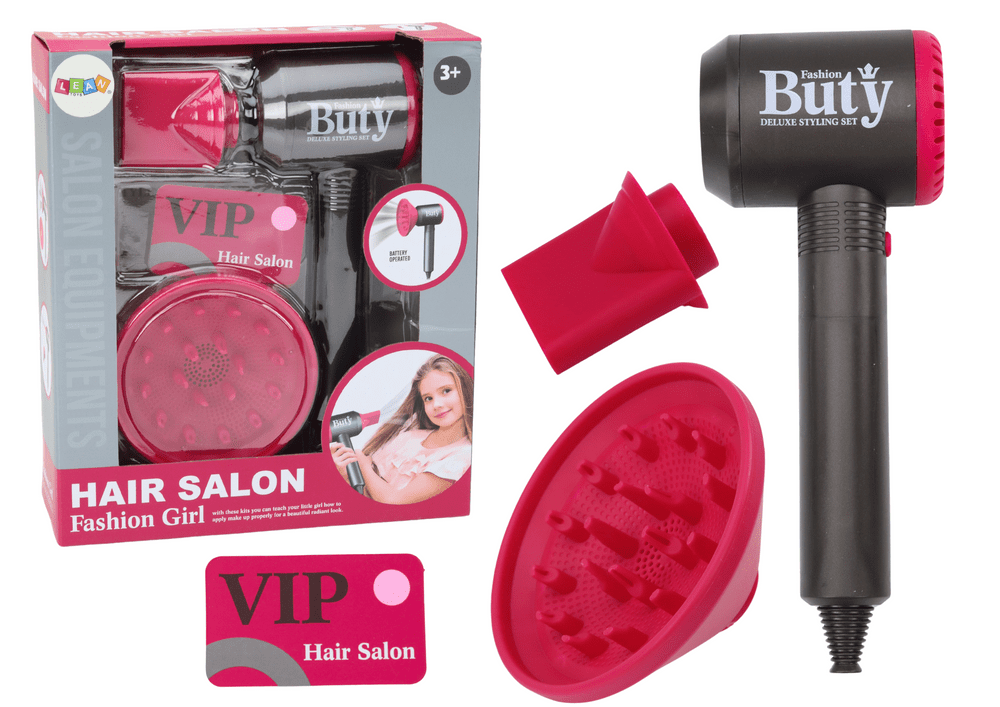 mamido Dětský hračka fén s difuzérem na styling vlasů