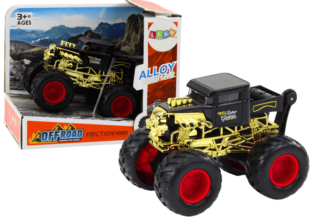 mamido Terénní auto s třecím pohonem černé