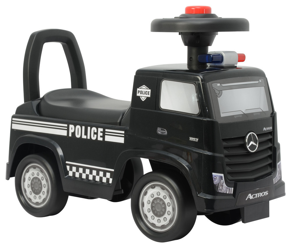 mamido Odrážedlo Mercedes Actros Policie 3316A černé