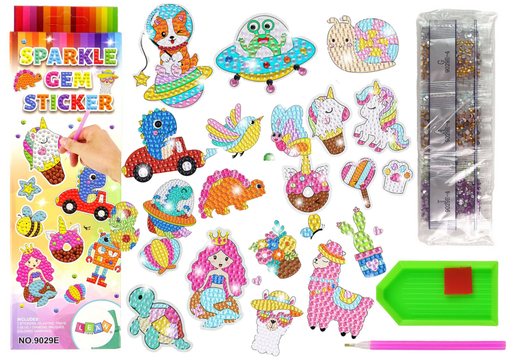 mamido Samolepky na vykládání diamanty Diamantové vyšívání