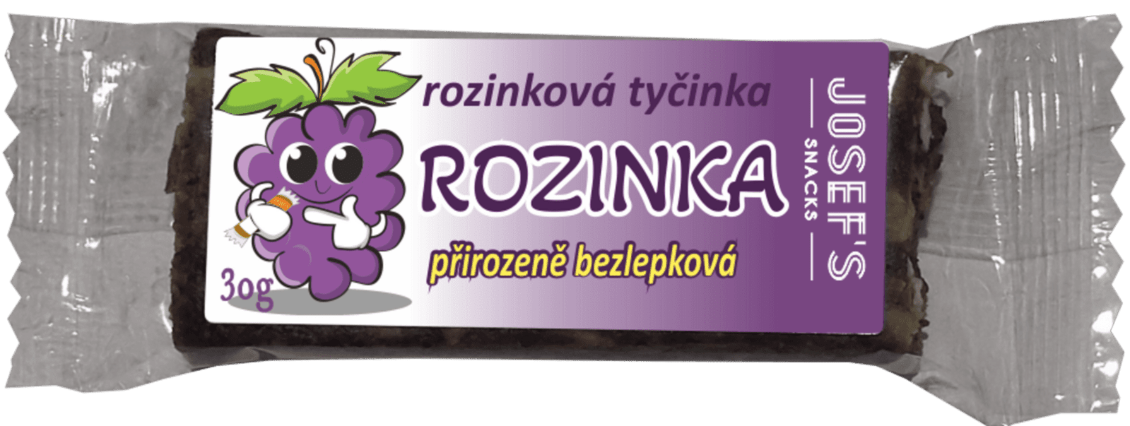 Josef's snacks Rozinka - ovocno kokosová tyčinka 30 g