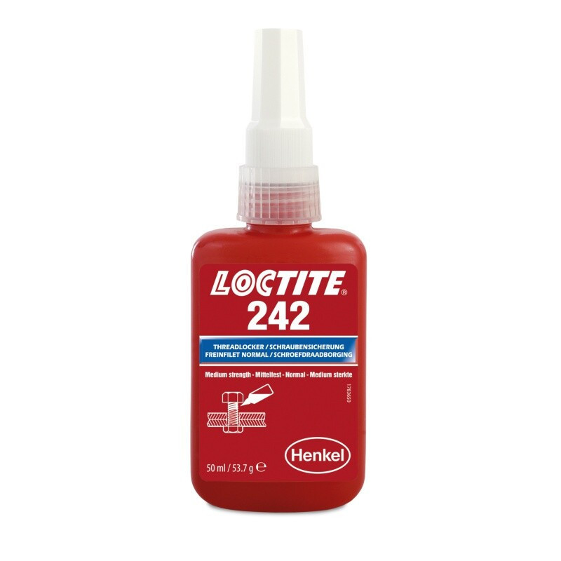 Lepidlo do závitů, středněpevnostní, 50 ml - Loctite 242