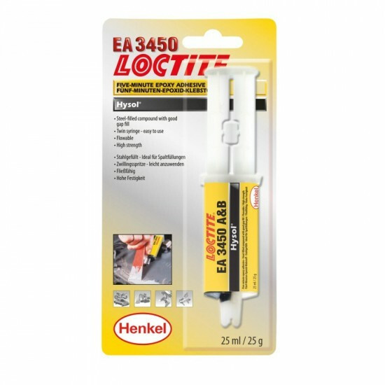 Epoxidové lepidlo, dvousložkové, na konstrukční spoje, 25 ml - Loctite EA 3450