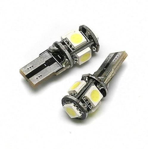 Interlook Auto LED žárovka W5W T10 5 SMD 5050 CAN BUS